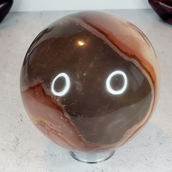 Desert Jasper Sphere | Grounding • Vitality • Connection to Earth - Picture 10 of 11